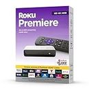 Roku 3920RW-SW Premiere | Lettore multimediale streaming 4K/HDR Wi-Fi abilitato con cavo HDMI ad alta velocità premium e telecomando semplice