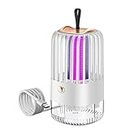 Electric Mosquito Killer Lamp Insect Catcher Fly Bug Zapper Trap LED (White)