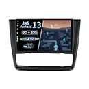 JOYX Android 12 IPS Car Radio Suitable for BMW 1 Series E81 E82 E87 E88 (2004-2012) - Built-in CarPlay Android Car - Reversing Camera - 2G + 32G - 9 Inch 2 DIN - DAB Steering Wheel Control 4G WiFi