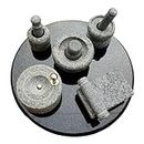 EZAHK Stone Miniature for Pooja (Set of 5),Grahapravesam and Traditional Home, Grinding Stone - Make Your Littles Time Full Fun-Filled - Kitchen Playsets