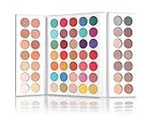 D.B.Z. Gorgeous Me 63 Colors EyeShadow Palette Powder Profession Cosmetics Perfect Color Eye Shadow Tray, Matte Finish - Multicolor