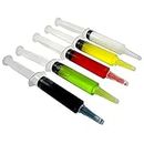 EZ-Inject 25 Pack Plastic Syringes for Jello Shots 1oz - 100% Safe and Reusable Jello Shot Syringes with Caps - Small Syringe Shots Holiday and Halloween Party Supplies for Adults