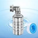 304 Stainless Steel Fully Automatic Water Level Control Float Valve, Pool Water Leveler Auto Fill, Water Tank Float Valve, Automatically Keep The Set Water Level (#D 1/2'' (side water inlet))