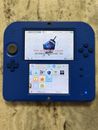Nintendo 2DS Black/Blue Handheld Console System w/ Charger - TESTED WORKS