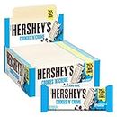 Hershey's Cookies 'n' Creme, 24er Pack (24 x 40g) – Zartschmelzende weiße Schokolade mit knusprigen Keksstückchen