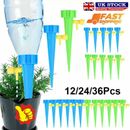 24X Automatic Plant Self Watering Spikes Garden Home Flower Drip Waterer Tool