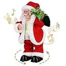 Twerking Santa Claus, Shaking Hips Walking Circle Santa Claus Cantando Baile Navidad Santa Claus Juguetes Navidad Muñecas eléctricas Canción Inglés