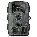 Mingzhe 36MP 1080P Trail and Game Camera with Night Vision 3 PIR Sensors IP66 Waterproof Motion Activated Infrared Hunting Camera for Outdoor Wildlife Scouting Researching