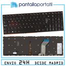 Teclado español para Lenovo IdeaPad Y700-15ISK S Y700-17ISK T979 con Iluminac...