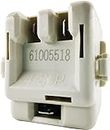 CHACCI Relay and Overload 61005518 Refrigerator Replacement Part by- Exact Fit for Whirlpool Maytag Refrigerators - Replaces 12002782 1194680 AP4009659 PS200405