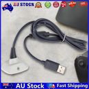 AU USB Play Charging Charger Cable Cord for XBOX 360 Wireless Controller