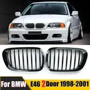 Gloss Black Front Bumper Kidney Grill For BMW 3 Series 1998-2001 E46 M3 323 i/is 325Ci 328 i/is/Ci