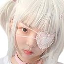 YOMORIO Anime Cosplay Eye Mask Lolita Cute Japanese Costume Accessories Kawaii Lace Blindfold Pink (Pink)