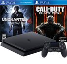 PlayStation 4 Slim 500 GB + Uncharted 4 + Paquete Call of Duty: Black OPS III