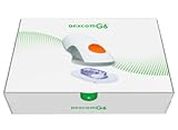 Dexcom G6 Sensor und Applikator (3 Stück) zur kontinuierlichen Glukosemessung ohne Stechen, weiß, orange, 10