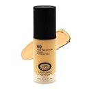 Fashion Colour High Definition Platinum Foundation Matte Finish Oil-Free, Long Lasting, Waterproof and for Flawless Skin, 30ml (Shade 04)