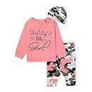 ARIEL Cotton Clothing Sets for Boys & girls - Unisex Clothing sets Full Sleeve T-shirt & Pant -Size(9-12 Months) -Style(Pink-Cap)
