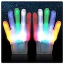Cool Toys LED Gloves Toys for 3 4 5 6 7 8 9 Years Old Boys Girls Kids LED Gloves Rainbow Party Favors Supplies Cool Toys for Colorful Flashing Light Up Gloves Easter Birthday Gifts for Boy Outdoor Toy