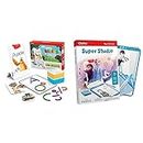 Osmo Little Genius Starter Kit Age 3-5 Phonics Creativity & Super Studio Frozen2 Drawing For iPad/Fire Tablet Age 5-11