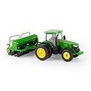 John Deere Ertl Collectibles John Deere 7215R Tractor With Grain Drill, Multi Color, Kid