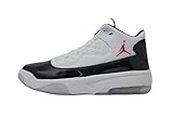 Nike Men's Jordan Max Aura 2 Basketball Shoe, White/Gym Red-Black, 11 M US