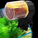 Petzlifeworld Aquarium Fish Tank Automatic Plastic Fish Food Feeder with Free 2 Dispenser 50G/100G | Random Colour (Pack of 1)