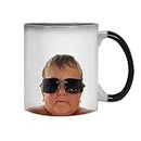 VIGAT Hasbulla in Glasses 11 oz Funny Meme Colour Changing Mug Pour in Hot Liquid to See Image Perfect Novelty Gag Gift
