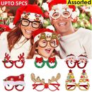 Christmas Glasses Frames Novelty Glitter Party Costumes Eyeglasses For All Ages