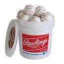 Rawlings Bucket with 2 Dozen ROLB3 Baseballs