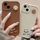 Cute 3D Smiley Smile Good Luck Cover Case For iPhone 14 Pro Max 13 12 11 Xr Xs