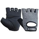 Kobo WTG-43-SMALL Weight Lifting Gym Gloves Hand Protector for Fitness Trainingsmall (Multi Colour)