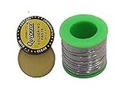 7Q7 Electronic Solder 60/40 Tin Lead Roll For Soldering Solder Wire 50 Grams Reel 50Grams Solder-Wire Spool - DIY Hobby Works Projects + 15gm Flux