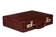 BRAND LEATHER Men's Briefcase (Brown)