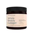 Designs for Health Whole Beauty Collagen - Collagen Peptides, Silica & Biotin Powder to Support Hair Skin and Nails - Support Hair Strength & Fullness (30 Servings)