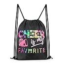 Cheer Drawstring Bag for Cheerleaders Draw String Backpack Gym Sports Sack Bag Cheerleading Gifts for Team Girls, Cheer, One sizes