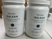 Pack of 2 Isagenix Isalean SuperFood Shake Chocolate Mint Meal - Exp. 06/24