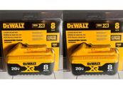 2pcs DeWalt DCB208 20V MAX XR 8.0 AH Compact Lithium Ion Power Tool Battery