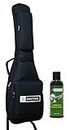 Baritone Heavy Padded Electric Guitar Bag/Cover Case For Ibanez AM93 (With Lemon Oil, Black)