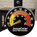 JossaColar Wood Stove Thermometer Log Burner Thermometer Magnetic, Flue Thermometer Log burner Temperature Gauge, Log Burner Accessories