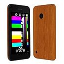 Skinomi Light Wood Full Body Skin Compatible with Nokia Lumia 530 (Full Coverage) TechSkin with Anti-Bubble Clear Film Screen Protector