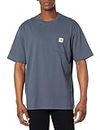 Carhartt Men's K87 Workwear Pocket Short Sleeve T-Shirt (Regular and Big & Tall Sizes), Bluestone, Large