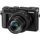 Panasonic Lumix LX100 II Large Four Thirds 21.7 MP Multi Aspect Sensor 24-75mm Leica DC VARIO-SUMMILUX F1.7-2.8 Lens Wi-Fi and Bluetooth Camera with 3" LCD, Black (DC-LX100M2)