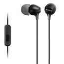 Sony MDR-EX15AP Earphones with Smartphone Mic and Control - Black Black 5