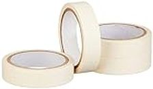Amazon Brand - Solimo Masking Tape - 24mm 20 mtrs - Pack of 4