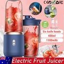 Electric Fruit Juicer Smoothie Maker Portable USB Blender Bottle Juice Shaker