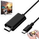 HDMI Adapter MHL Converter Cable 4K HD Video Digital HDTV Cord Mirrorring for HP MacBook iPhone 15 Pro Max Samsung Galaxy S22 Plus S21 S20 S10 Note 20 USB Type C Android Phones to Projector Monitor TV