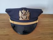 Casquette NYPD New-York Sergeant POLICE HAT CAP VINTAGE Excellent état 