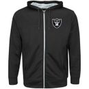 Felpa con cappuccio NFL Hoody Oakland Raiders copertura con cappuccio full zip giacca felpa con cappuccio