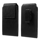 DFV mobile - Magnetic Holster Case Belt Clip Rotary 360 for Nokia Lumia 1520 (Nokia Beastie) - Black