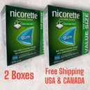 Nicorette Nicotine  Gum 4mg 420 Pieces Fresh Mint 2 Boxes  EXP 2025